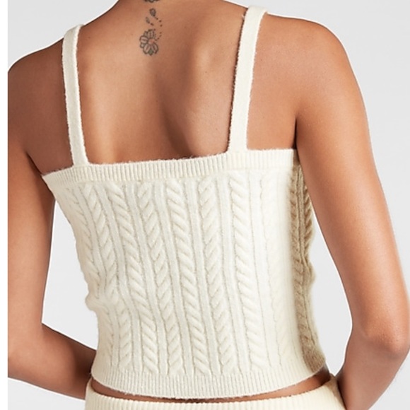 Cable Knit Cami Sweater - Picture 2 of 5